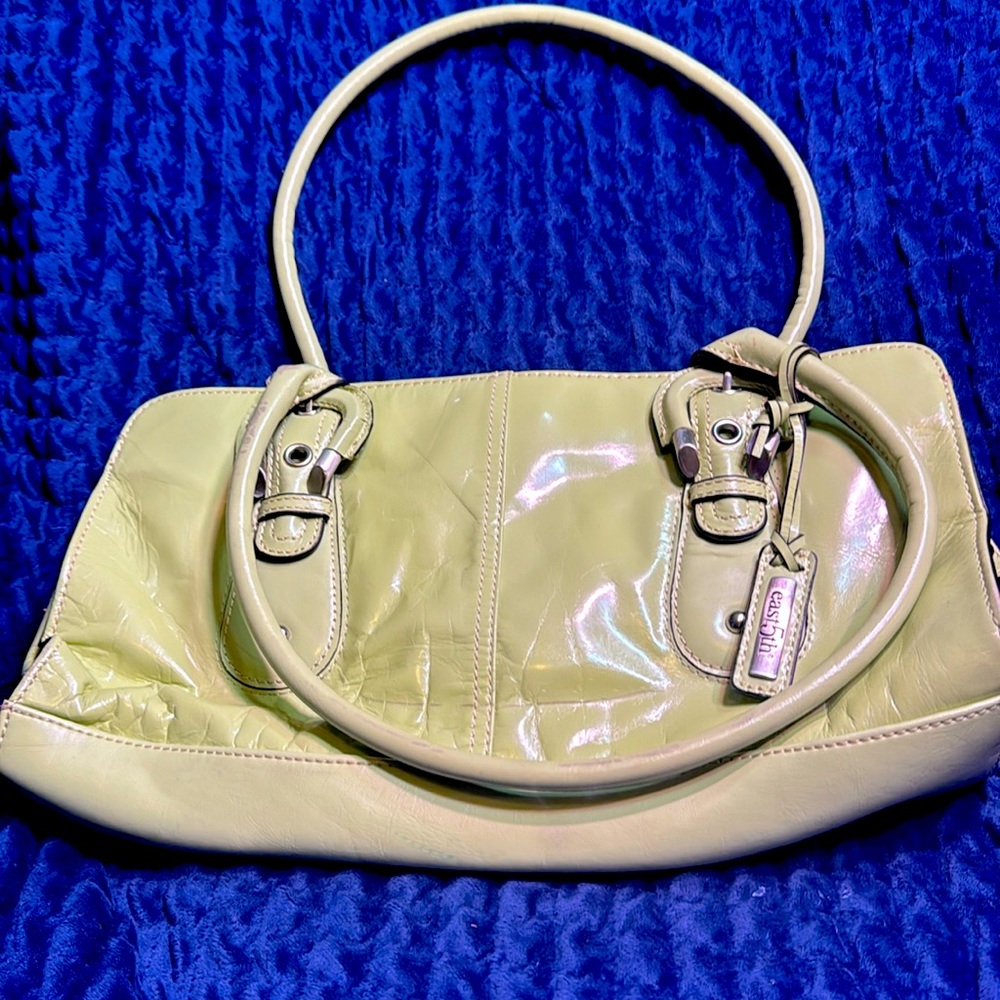 Genuine, leather, mint green purse by East 5 th